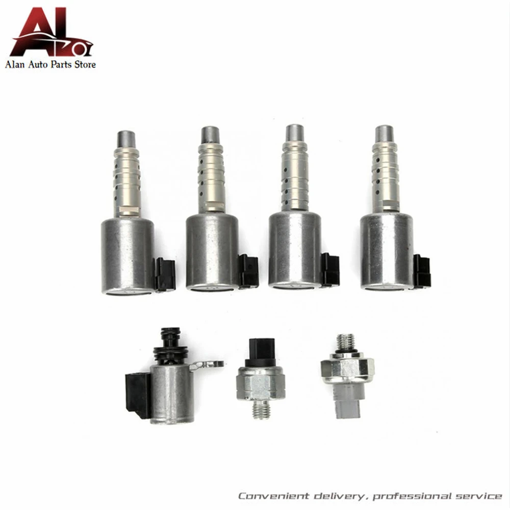 Original JF017E RE0F10D Kit de solenoide de transmisión 7 Uds para Nissan Altima Murano Pathfinder 2012-2016 accesorios para auto