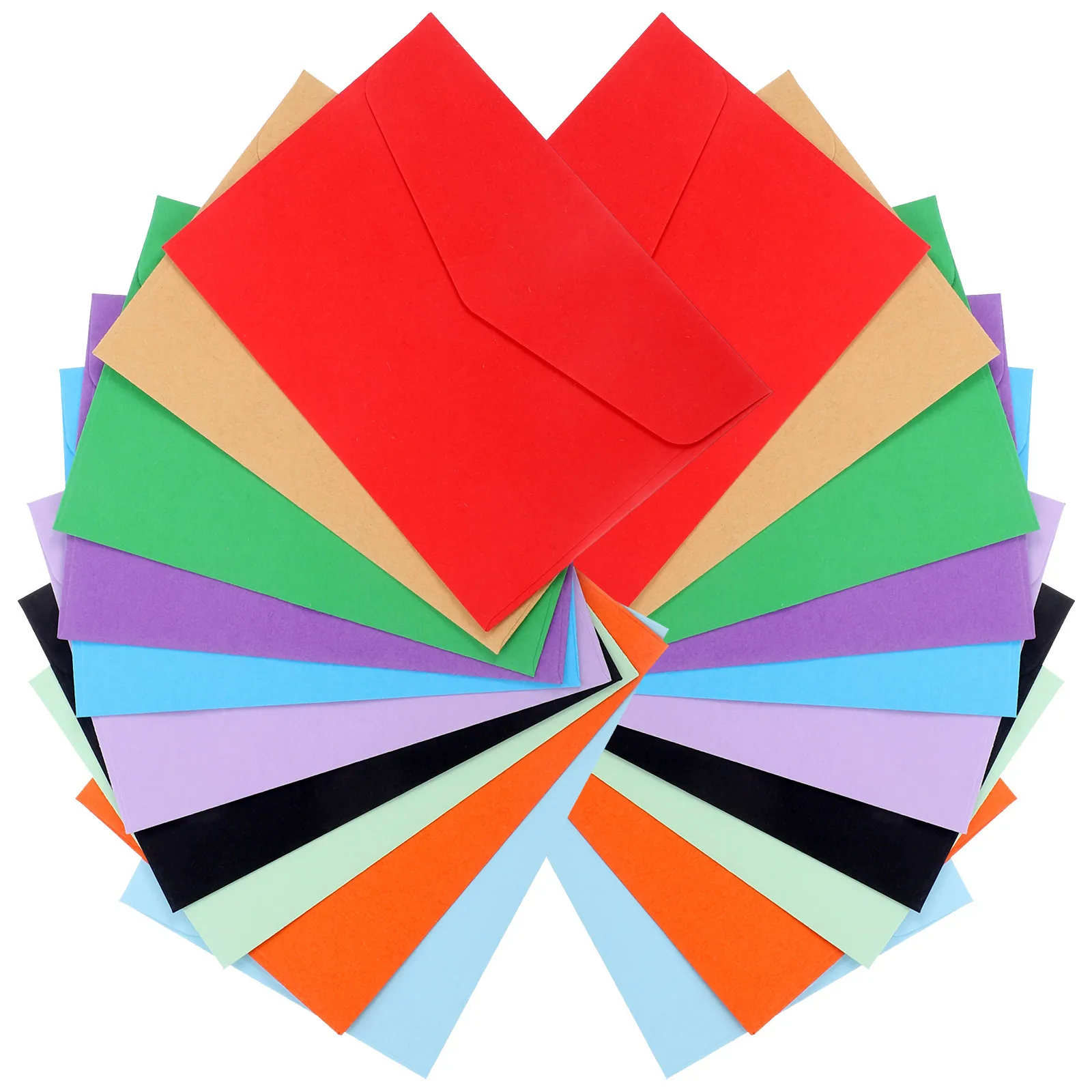 

60Pcs Small Paper Envelopes Colorful Packaging Bags for Storing Cash Cards Budgeting Money Coin Envelopes Small Envelope