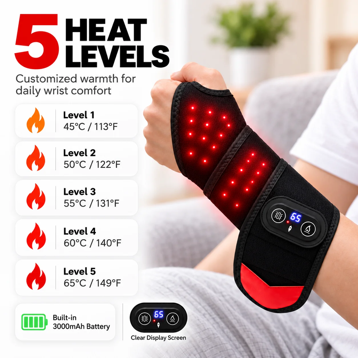 Red Light Wrist Massager Digit - đánh giá và giá Wrist Wraps