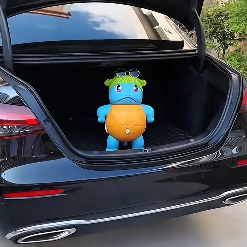 Anime Pokemon Will Spray Water Squirtle Toys accessori per auto Spray Water Big Size Proud And Cute Model Toys Car Squirtle Gift