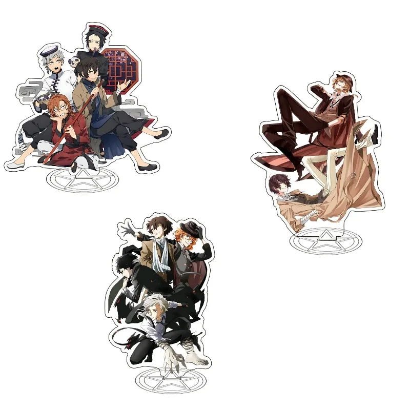 بونغو الضالة الكلاب أنيمي الاكريليك حامل نموذج لوحة الديكور الأصالة مكتب الشكل عرض المشجعين هدية منتجات رئيس المجوهرات #1