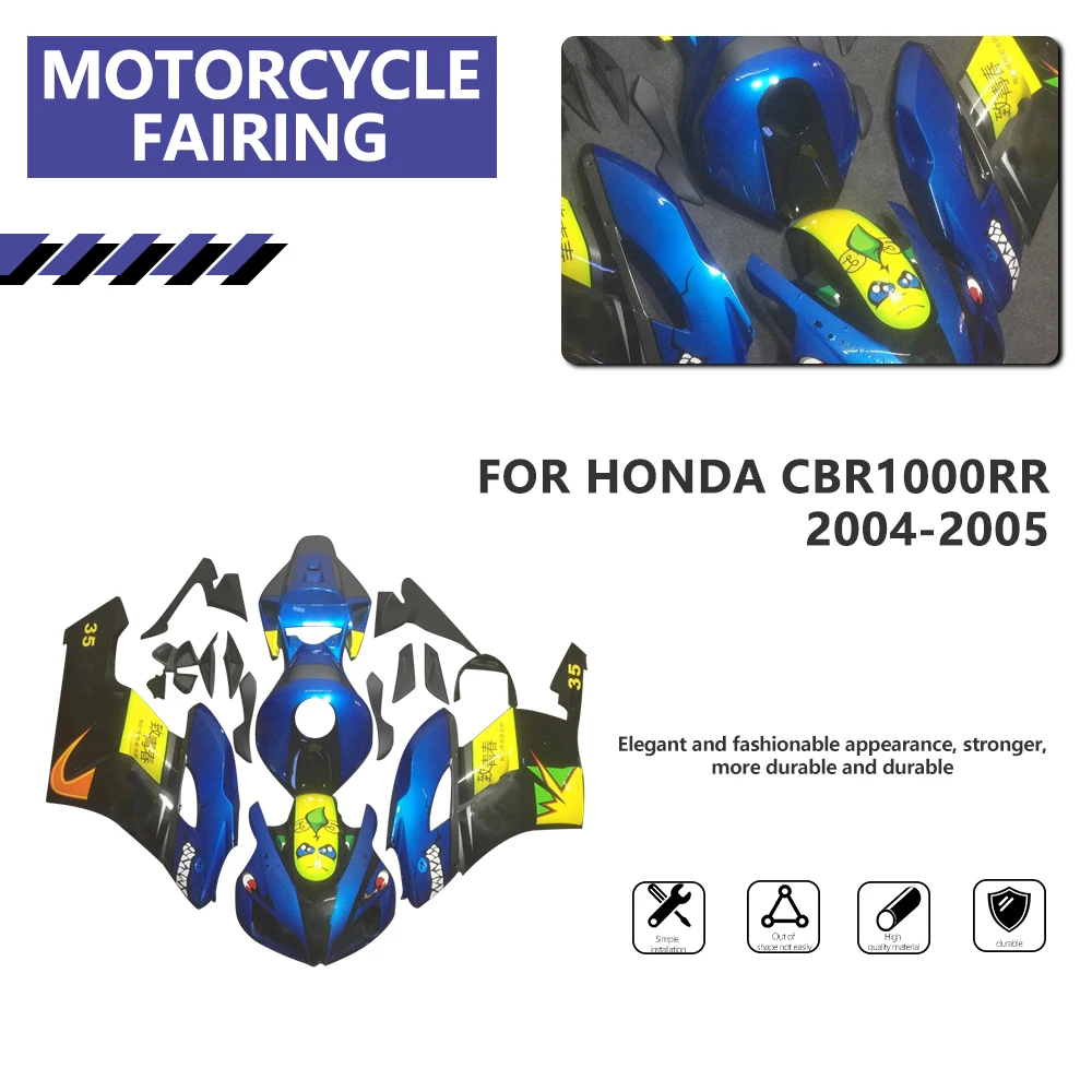 CBR1000RR 2004 2005 Fairing Shell for Honda CBR1000 RR Motorcycle Fairing Whole Vehicle Shell Acrylonitrile Butadiene Styrene