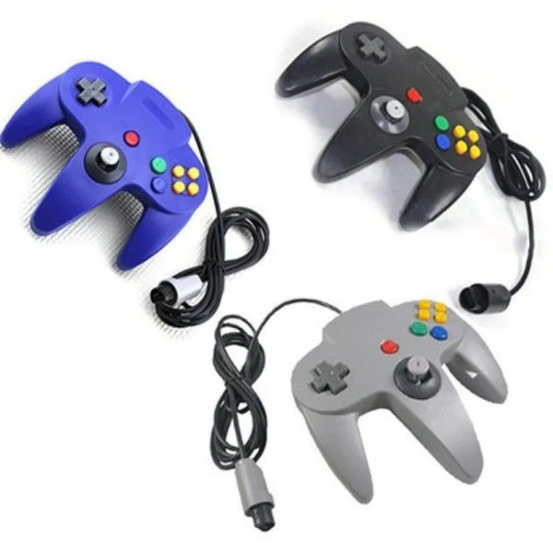 1Pcs N64 wired gamepad N64 wired gamepad host multi-color optional