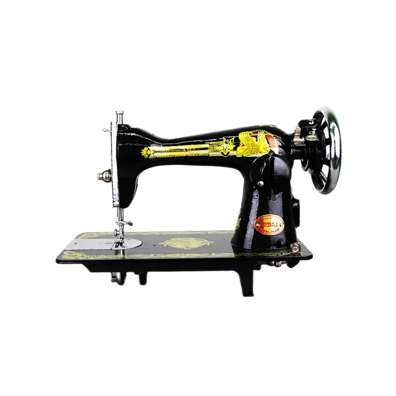 JA2-1Hot sale good price  household DOMESTIC SEWING MACHINE BLACK HEAD WithTwo Bucket Board Foot Operated