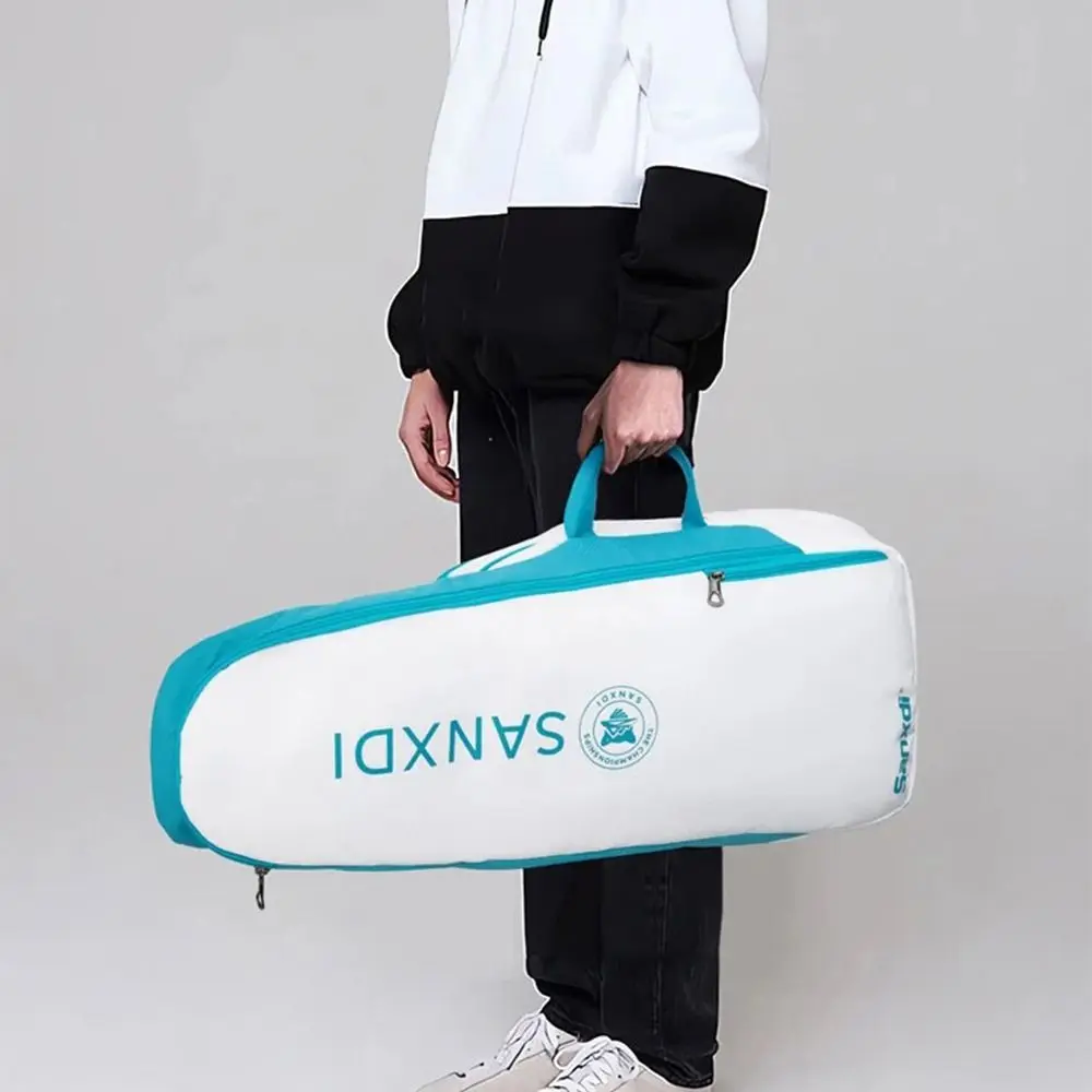 Foldable Tennis Paddle Backpack creative Large Capacity Badminton Racket Bag Tear Resistant Holds 2-3 Rackets Tennis Bag