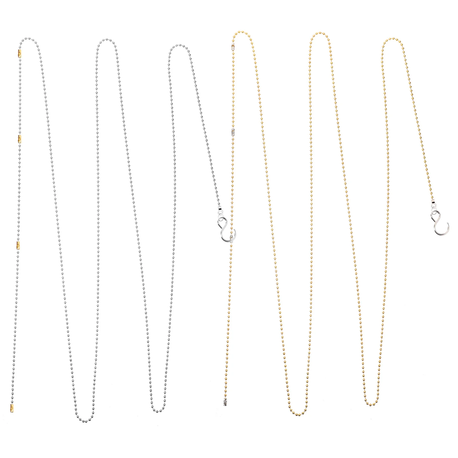 

2pcs Volleyball Net Measurement Chain Portable 90cm Silver Gold Chains for Referee Nets Tool Equipment Outdoor niture