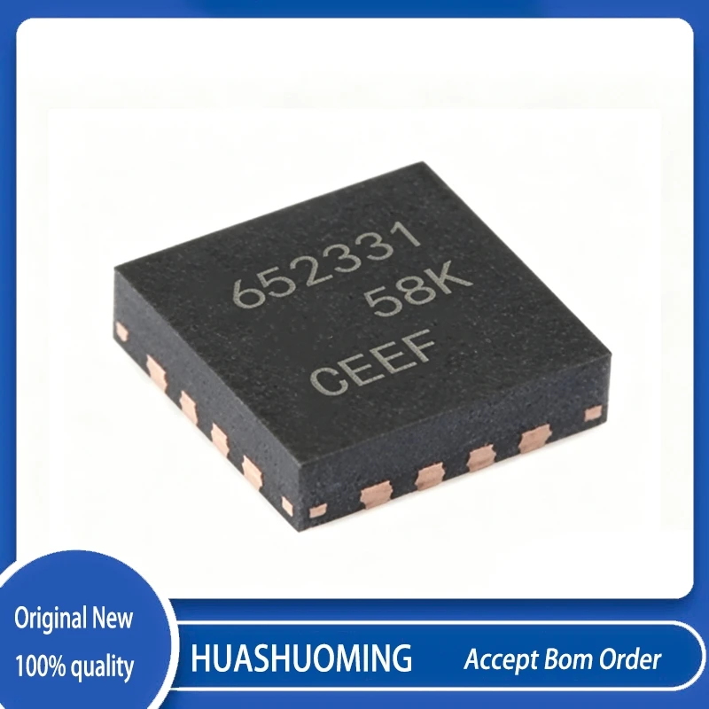 5Pcs/Lot TPS65233-1RTER  TPS65233  652331  WQFN-16