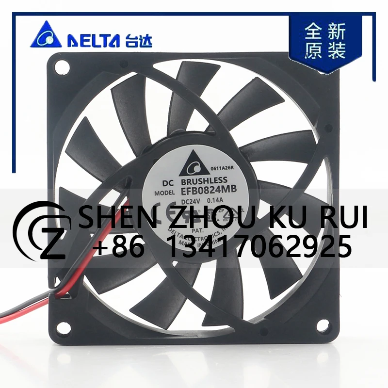 

Delta 12 В 48 В постоянного тока 24 В 0,14 А AC EC 8015 80X80X15MM 8 см инвертор промышленный тихий большой объем воздуха осевой поток EFB0824MB охлаждающий вентилятор