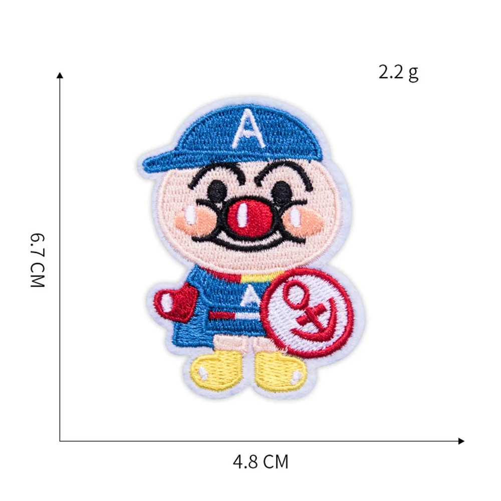 Cute Fun Cartoon Characters Comic patches Iron On Embroidery Patch For Clothing Diy Stickers Garment Apparel Accessories