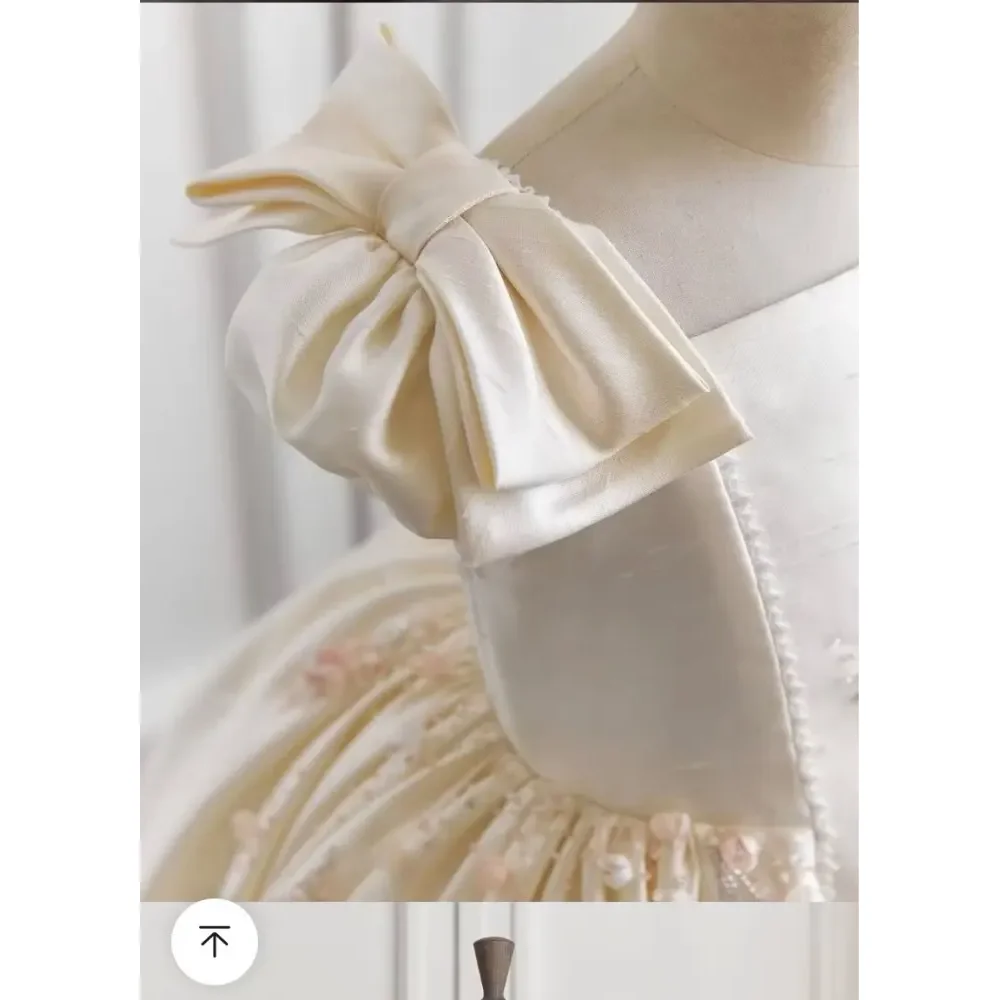 Customized Cute Baby Flower Girl Dresses Children Birthday Party Ball Gown платье для девочки 2025