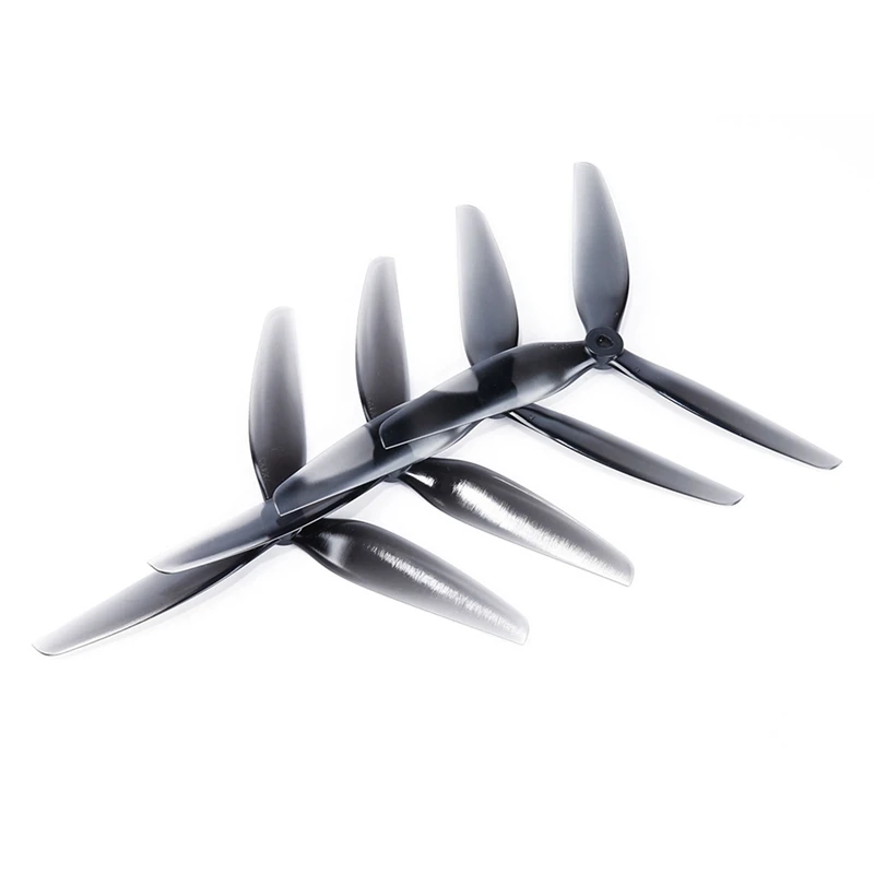 4 Paare für hq prop 7 x4x3 propeller 7040 popo prop 7 zoll 3-blatt requisiten für rc diy fpv renn drohne