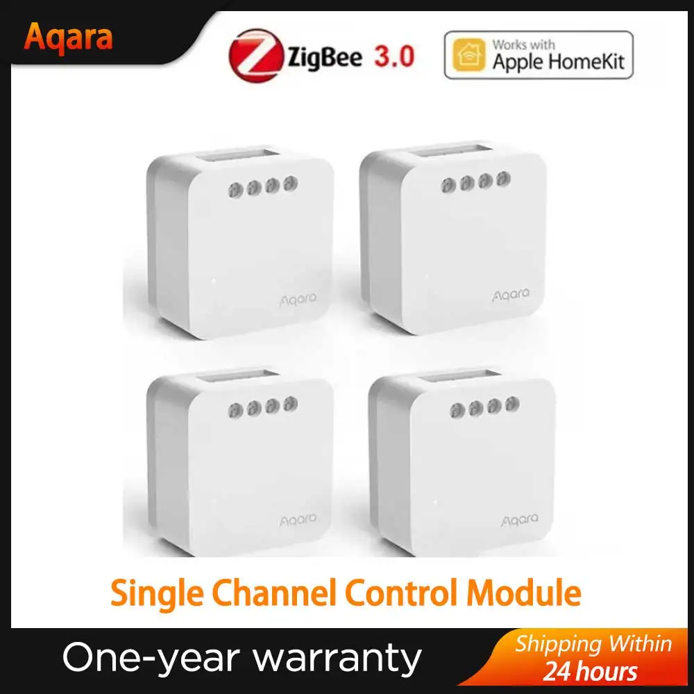 Aqara Single Channel Control Module T1 Zigbee 3.0 Wireless Relay Controller 1 Channel No Neutral Remote Work with Apple Homekit