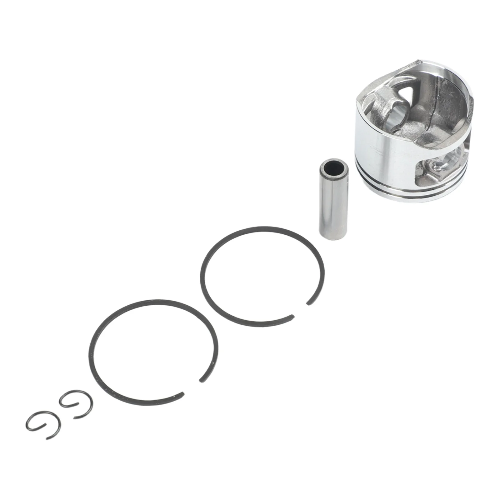 For Piston Kit Compatible with For Echo PB-580H PB580T 46MM Engine Refurbishment Set Matches P021048140 Dimensions