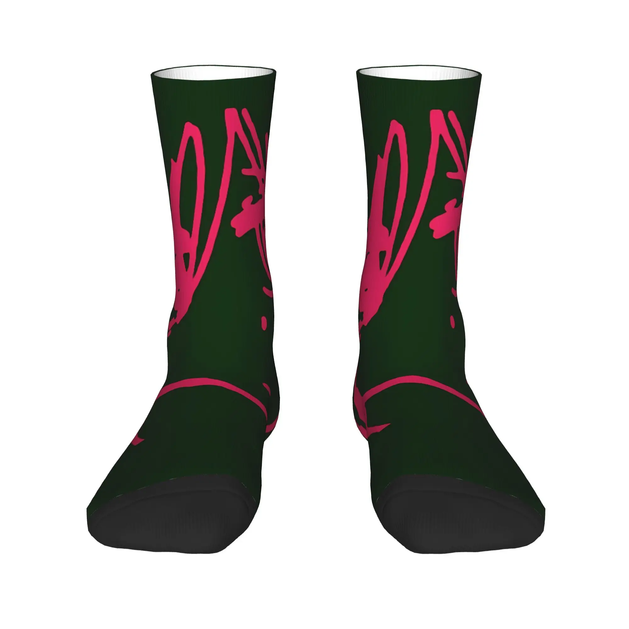 Sewerslvt Schizofrenia الجوارب جوارب الربيع خمر للجنسين الرجال الجوارب الناعمة الدافئة تصميم سكيت عدم الانزلاق الجوارب