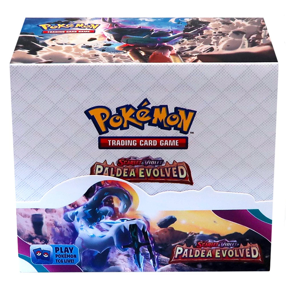 

324Pcs/box Pokemon TCG: Scarlet & Violet Paldea Evolved Booster Box Collectible Trading Pokemon Card Game Set
