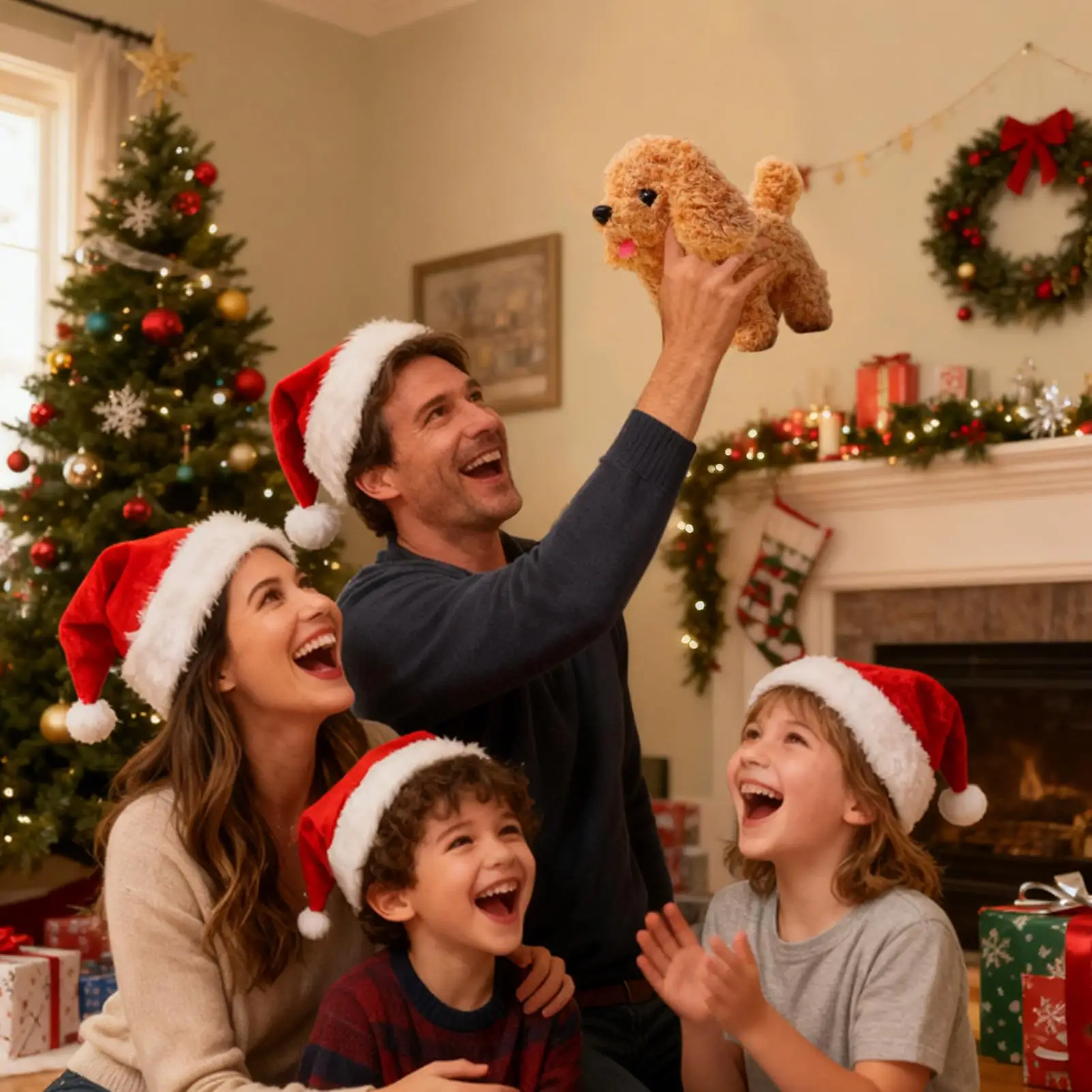 

My Realistic Robot Puppy Simulation Dog Toy Walks Barks Wags Simulation Plush Puppy Toy For Boys Girls Home Travel Nursery