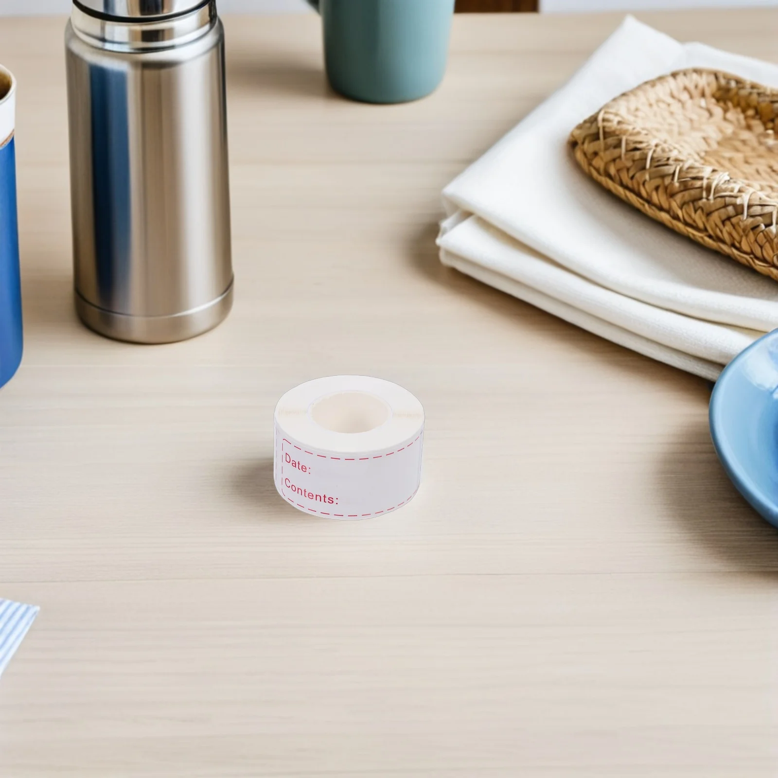 

1 Roll Food Storage Removable Fridge Label Stickers For Kitchen Freezer Date Content Tracking Blanket Food Labels Sticky Labels