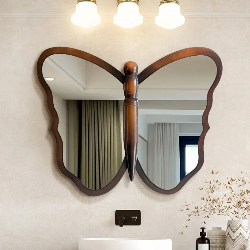 Butterfly Dressing Mirror Modern Simple Decorative Mirrors Stylish Designer Makeup Mirror Espejo Decorativo Home Decoration