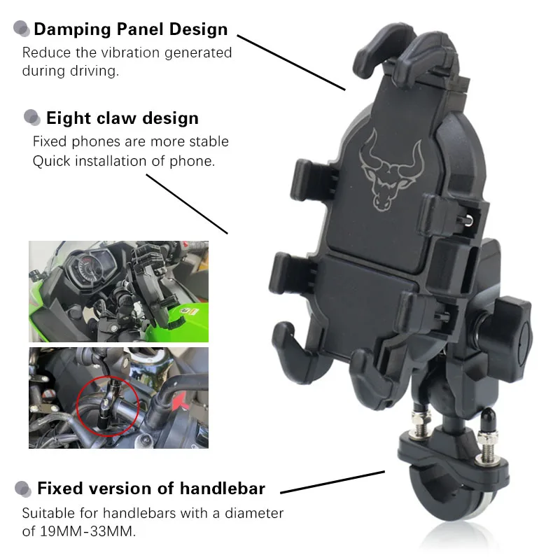 For Vstrom 650XT V-Strom 1050XT DL650 DL1000 DL650 DL650XT Motorcycle GPS Navigation Frame Mobile Phone Mount Bracket