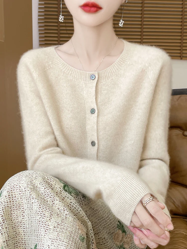 

00% трикотаж из чистой шерсти, женский базовый слой, осень-зима, новый свитер высокого класса, женская верхняя одежда, топ, свободный крой, длинный свитер...