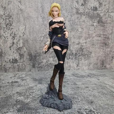Dragon Ball 30 cm Anime Figura Sexy Android 18 Action PVC Figurine Modello Statua Giocattoli Statua Collezione di bambole Decorazione Giocattoli Regalo