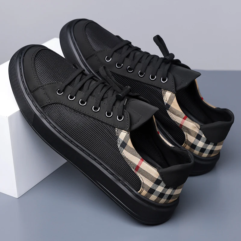 Scarpe da ginnastica vulcanizzate casual in denim americano High-Street blu lavato vintage - Top bassi estivi in tela traspirante con suola grossa