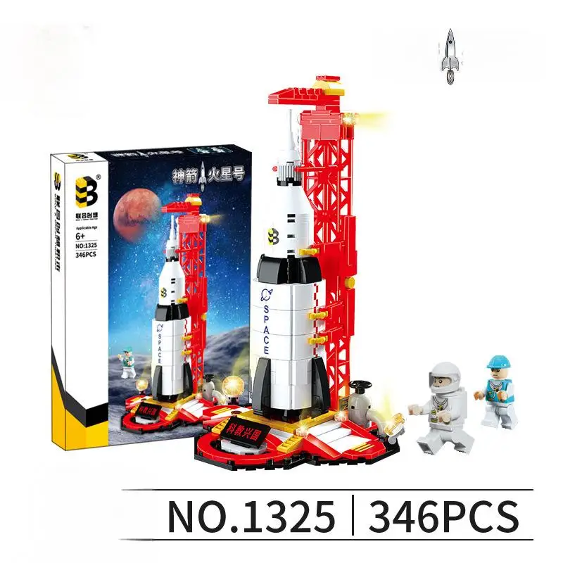 OUZEY Blocchi di costruzione Space Shuttle - Kit modello razzo, giocattolo educativo STEM per bambini, ragazzi, ragazze dai 14 anni in su, regalo di compleanno