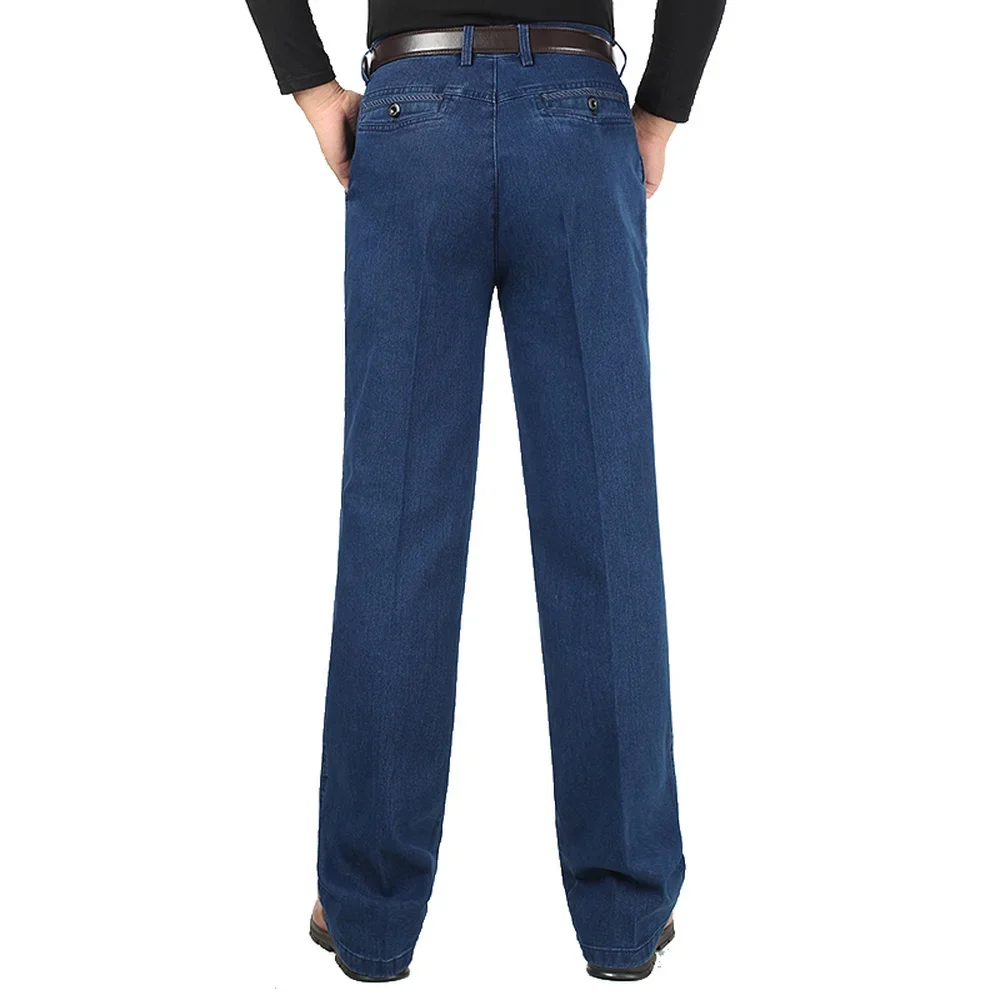 2025New Stretch Slim Fit Men's Jeans Designer High Quality Classic Denim Pants Summer Baggy Jeans Men Fashion Elasticity WFY12