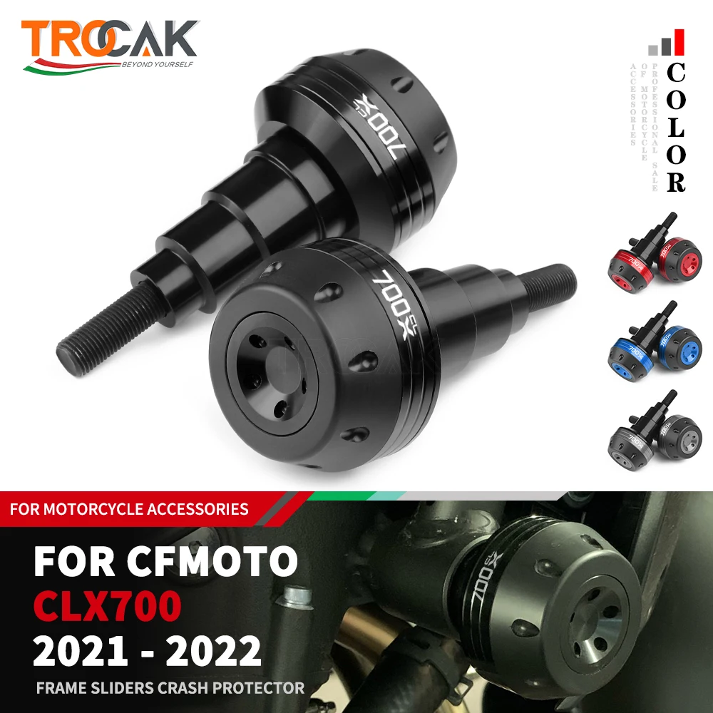 

Motorcycle Accessories For CFMOTO 700 CLX CL-X CLX700 2021 2022 Frame Sliders Crash Guard Falling Protector Engine Protection