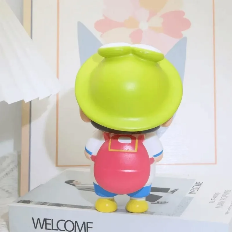 Figurine d'action Crayon Shin-chan de 18cm, Grenouille mignonne, ornements décoratifs pour voiture de bureau, modèle de poupée à collectionner, cadeau