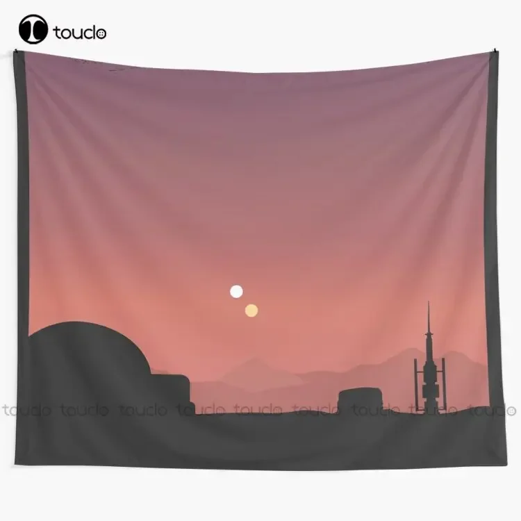 Purple Land Fantasy Love Adventure Tapestry Tapestry Wall Hanging For Living Room Bedroom Dorm Room Home Decor Printed Tapestry