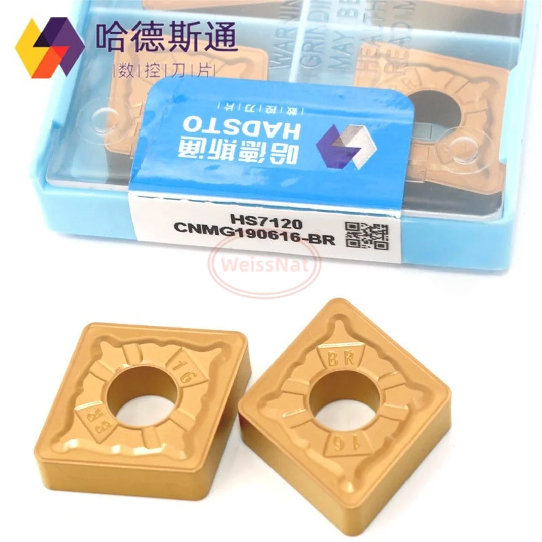 

CNMG160608 CNMG160612 CNMG160616 CNMG190612 CNMG190616 HS7125 HS8225 HS6115 HS7120 HS6120 Carbide Insert CNMG Inserts