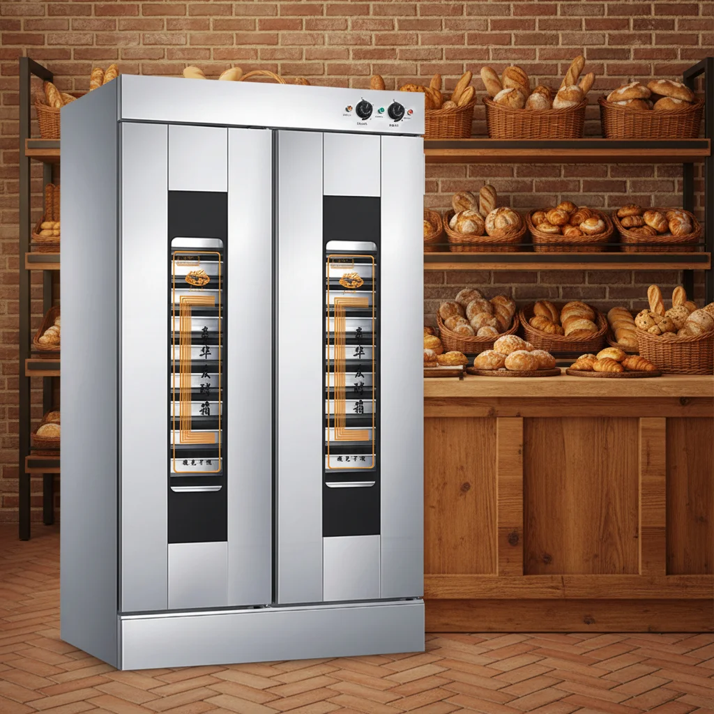 

AN Electric New Fermentation Tank 26 Trays Dough Proofer Commercial Baking Equipment for Corn & Flour Kitchen Appliances