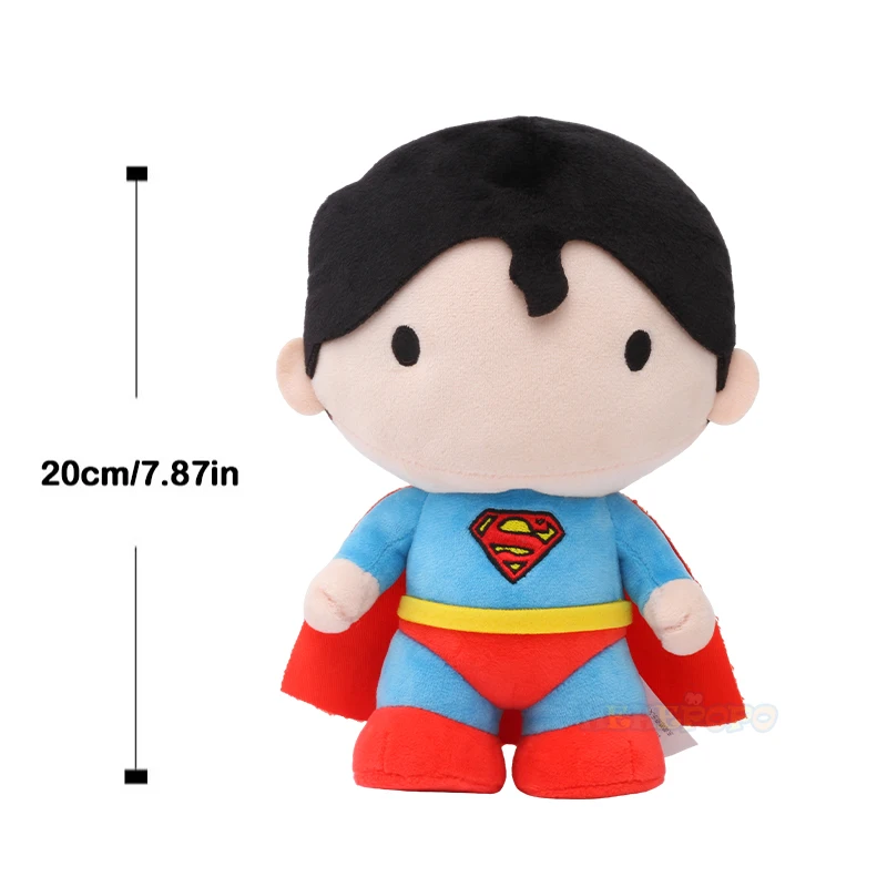 DC Comics Superman Batman 20cm Plush Toys Soft Stuffed Movie Dolls Christmas Holiday Gifts for Kids view 5