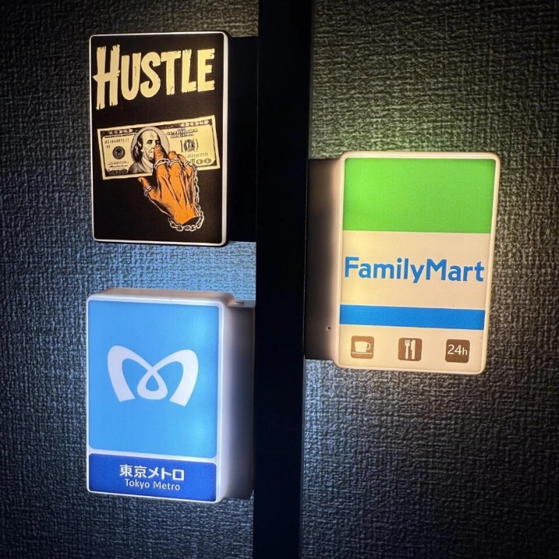 3D Magnetic Fridge Stickers Luminous Customize personalized patterns Light Box Decorative