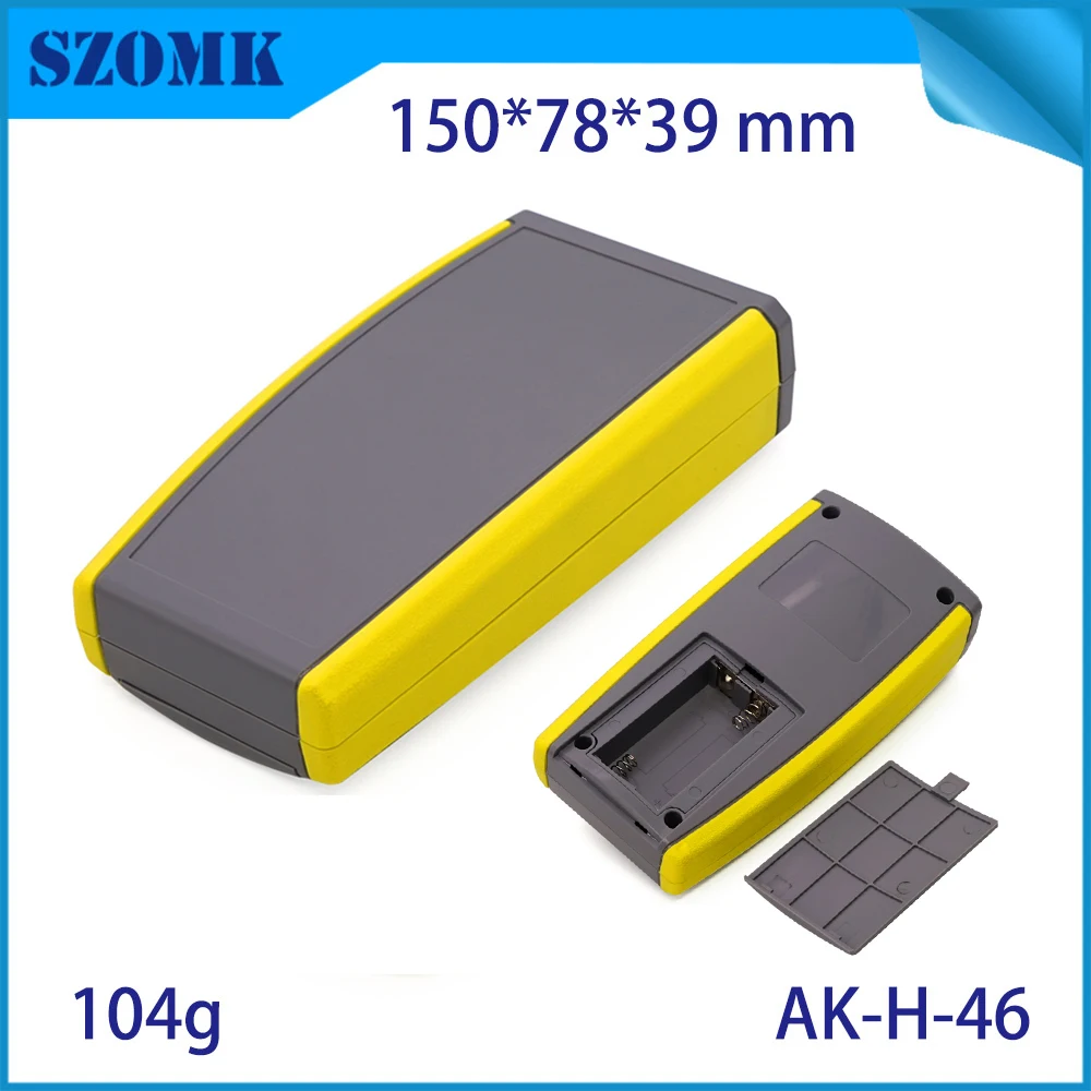 SZOMK 2x AA Battery Holder Plastic Enclosure for Handheld Electronics Equipment Box AK-H-46