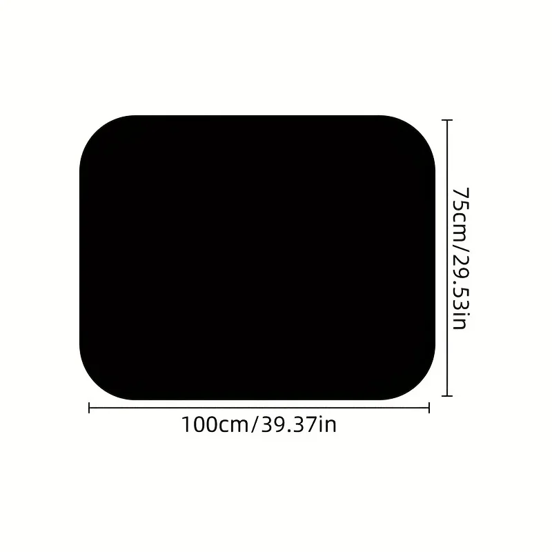 1pc Practical Car Trunk Mat - Stylish And Minimalist Design, Made Of Crystal Velvet Material, Keeps The Interior Clean And Tidy,