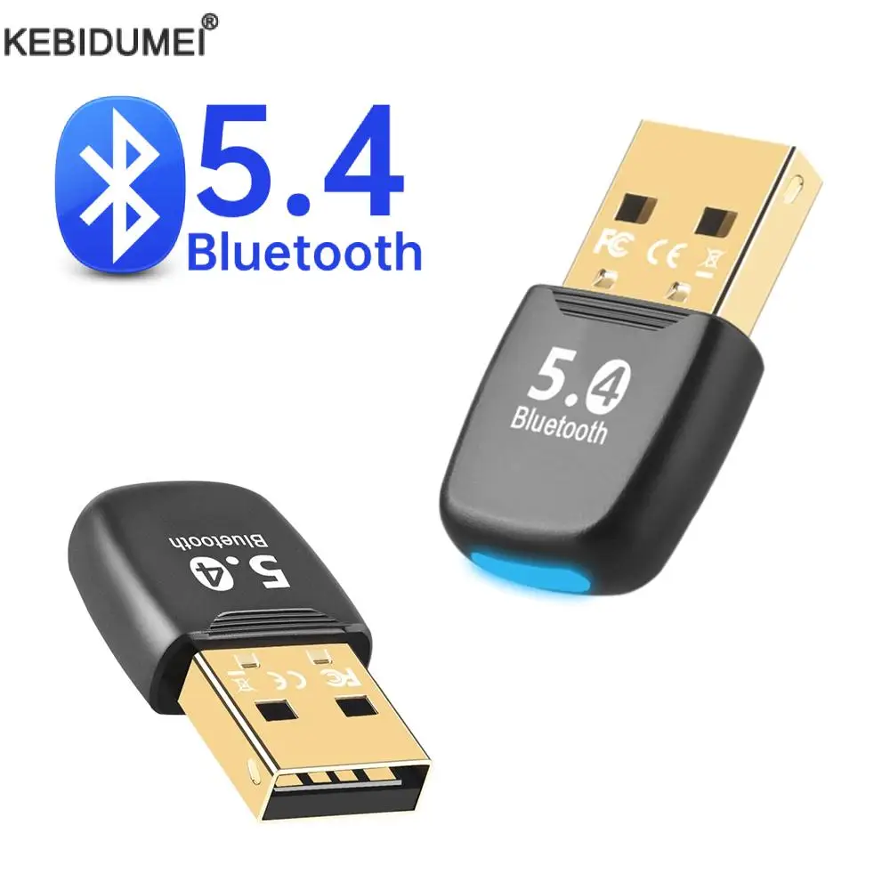 Adapter Bluetooth 5.4 Adapter USB Bluetooth do klucza komputerowego Bezprzewodowa mysz Klawiatura Odbiornik muzyczny Nadajnik USB