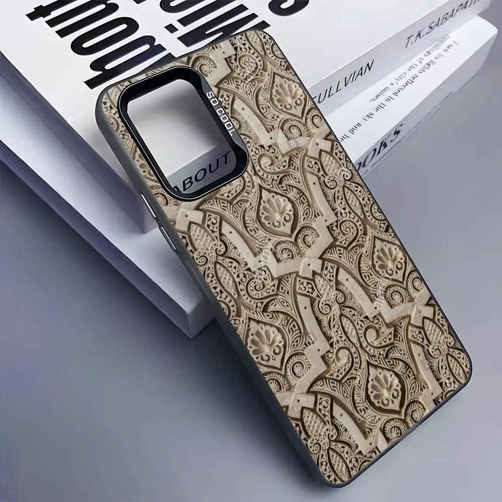 Spain Alhambra Granada Phone Case for Samsung Galaxy A57 56 55 54 52 37 36 35 34 27 26 25 17 16 5G Colorful Silver Cover