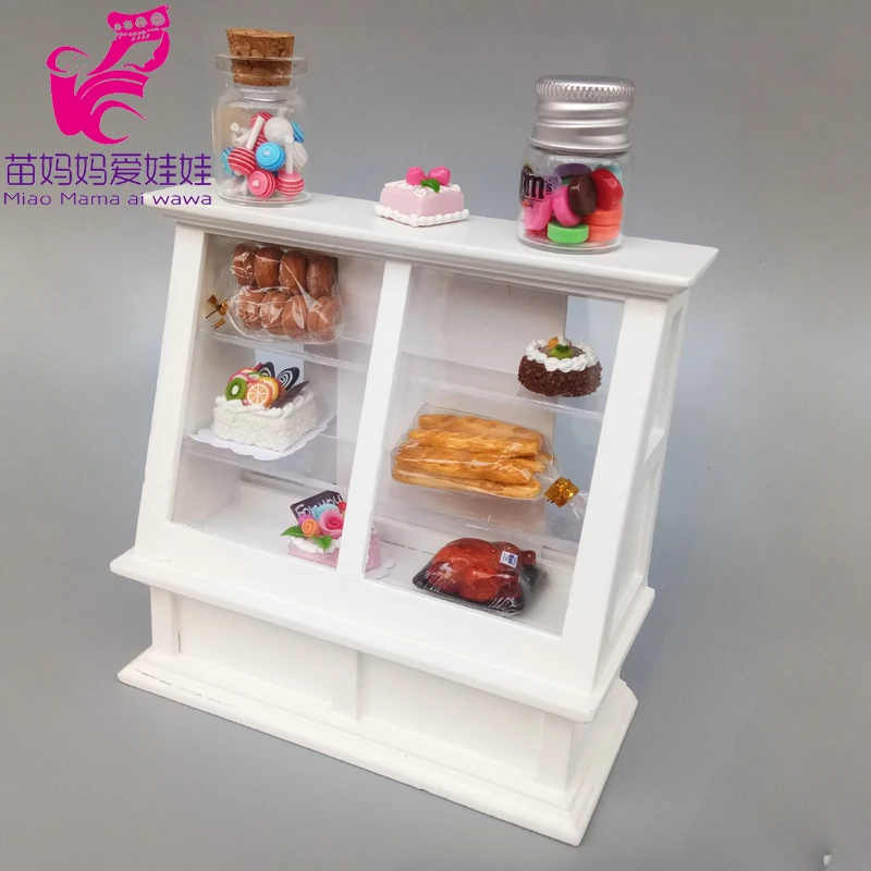 1:12 Doll house mini meble diy akcesoria owoce warzywa ciasta półka supermarket centrum handlowe produkty półka ekspozycyjna