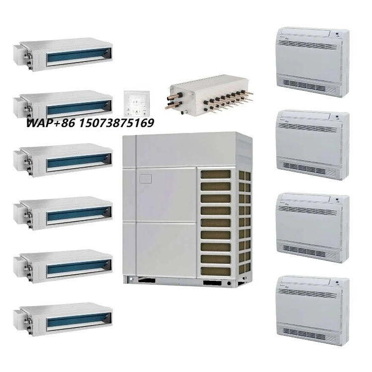 Save Electricity Gree R410A 207 KW  74 Ton Vrf Air Conditioner Cooling Heating Vrf Aircondition for Hotel Flat