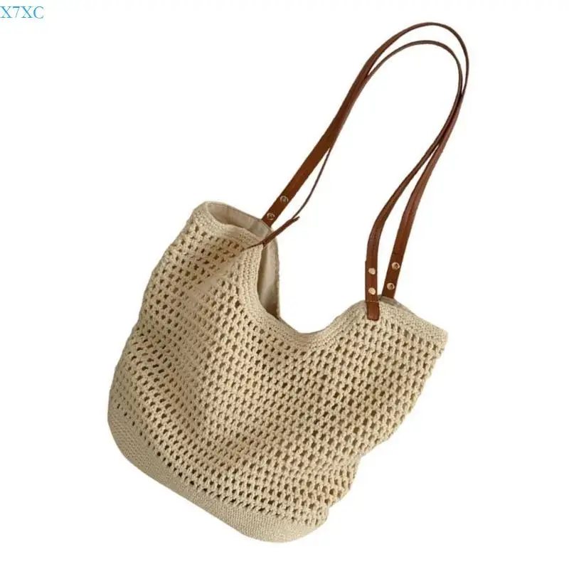 

X7XC Elegant Women's Beach Bag Handbag with Easy Organization for Holiday Essential