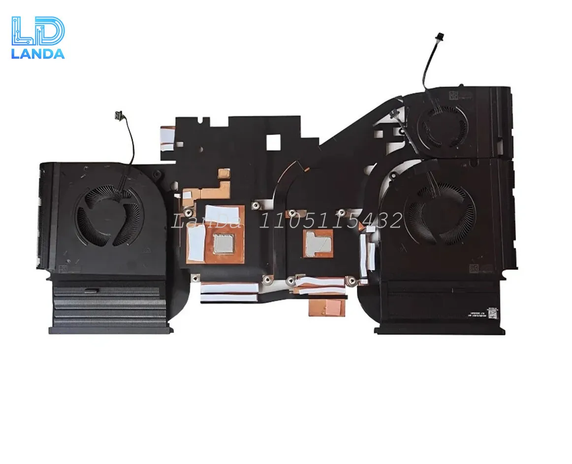 

Охлаждающий вентилятор для процессора и графического процессора Dell Alienware M18 M18X R1 A + N MB2 с радиатором NXM30