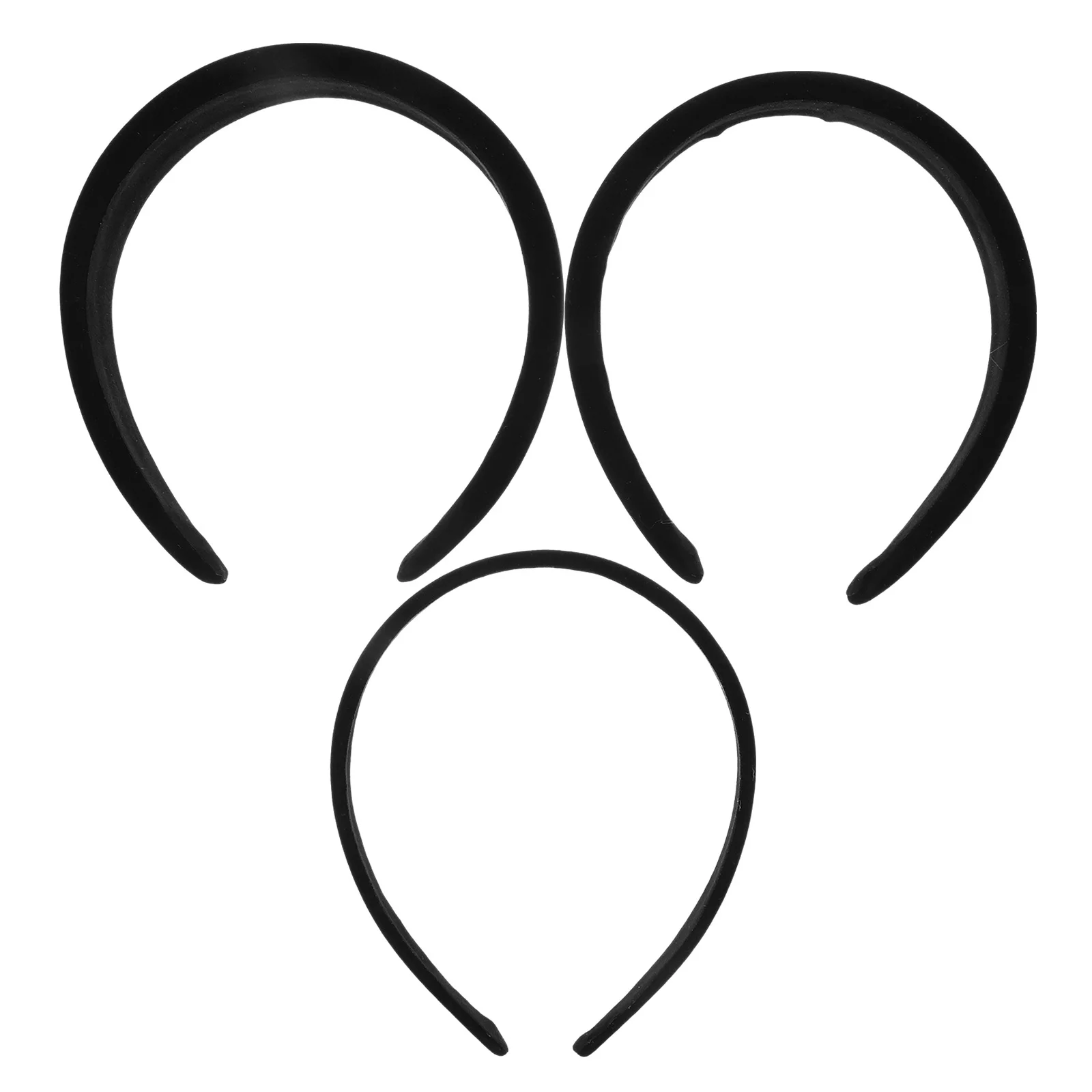 3 قطع من عصابات الرأس الواسعة للنساء، أربطة شعر مبطنة وناعمة وسميكة، إكسسوارات شعر مريحة غير قابلة للانزلاق لغسل الوجه والمكياج