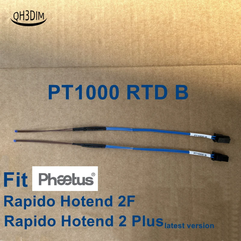 Phaetus Original Rapido Hotend 2 Plus Thermistor Latest Version Thermistor RTD PT1000B Heraeus RTD PT1000