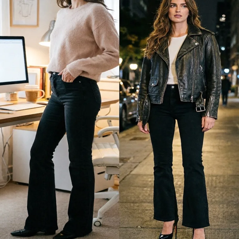 Women's Flared Black Jeans: Fit, Style, and Care for the Modern Wardrobe