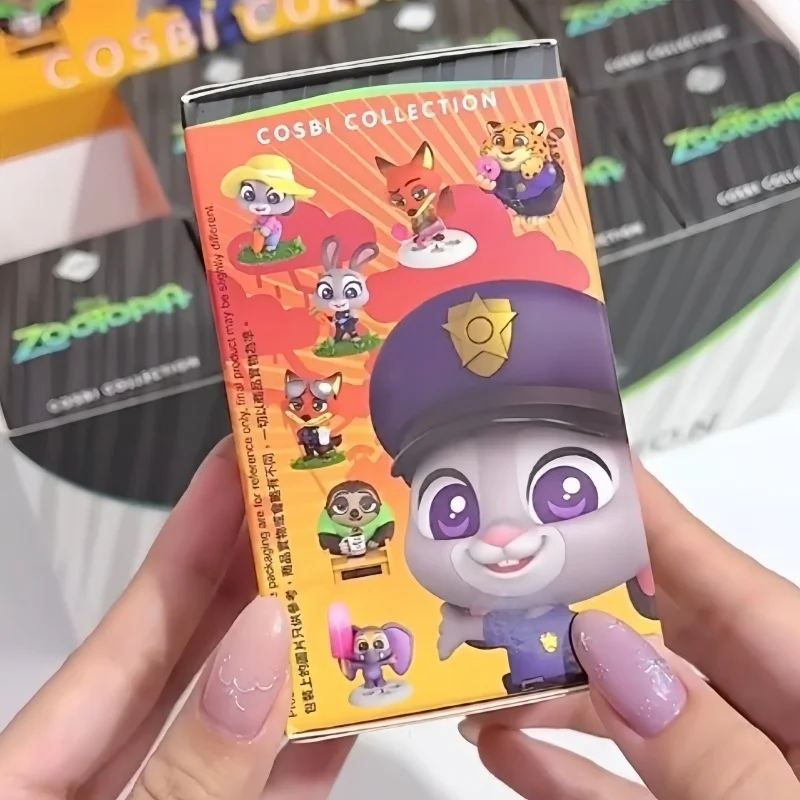 

Новый Disney Zootopia слепая коробка Cosbi коллекция аниме фигурки украшение комнаты Kawaii модная модель игрушки-сюрприз детский подарок на день рождения