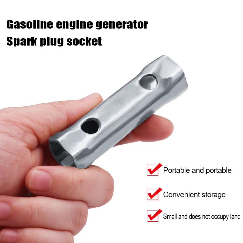 72 มม.ประแจรถจักรยานยนต์ Spark Plug เปลี่ยนซ่อมเครื่องมือ A7TC D8TC Spark Plug SOCKET ประแจซ็อกเก็ตหกเหลี่ยมด้านใน