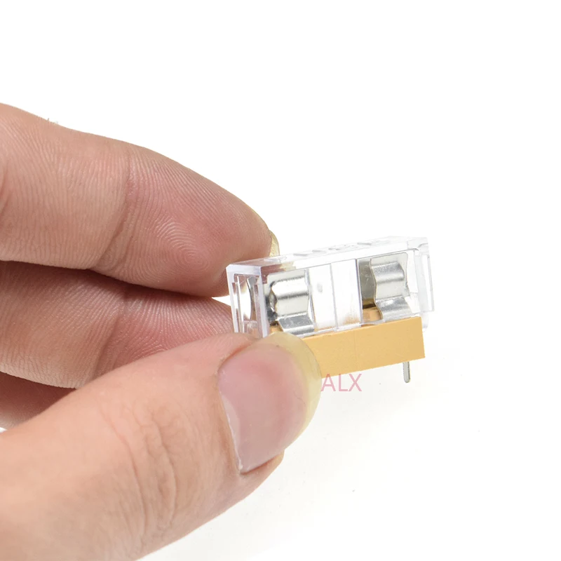 10000PCS 5*20MM GLASS FUSE HOLDER with Transparent Cover 5*20 insurance tube socket fuseholder for 5X20MM 5X20 fuse PCB BOARD