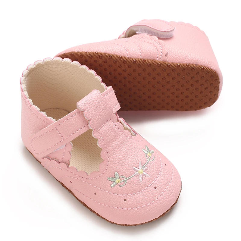 0-18M Baby Mädchen Prinzessin Schuhe Niedlich Gedruckt Weichen Stoff Unten Anti-rutsch Frühling und Herbst Prinzessin Schuhe erste Schritt Schuhe – Detail 17